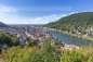 Mobile Preview: Heidelberg Rooftop Skyline vom Schloss
