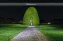 Wandbild - Ostercappeln Solitärpflanze Baum nachts beleuchtet