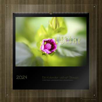 Wall calender nature 2024 - "Say it through the flower" - cover