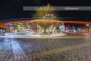 Crazy light shows with the long exposure at the bus station (ZOB) in Osnabrück.
