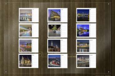 Preview: Wandkalender 2026 - Monatsübersicht 2021 