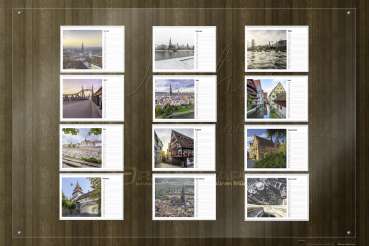 Preview: Wandkalender 2026 - Monatsübersicht 2021 