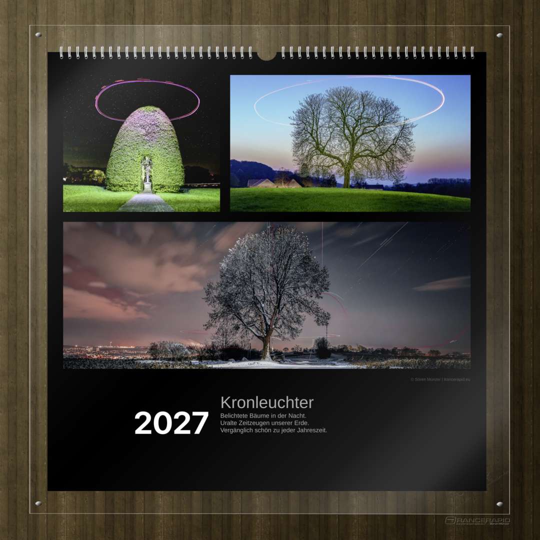 Kalender Bäume 2027 - "Nächtliche Bäume"